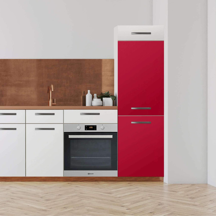 Klebefolie - Hochschrank (60x180cm) - Rot Dark - CR110709