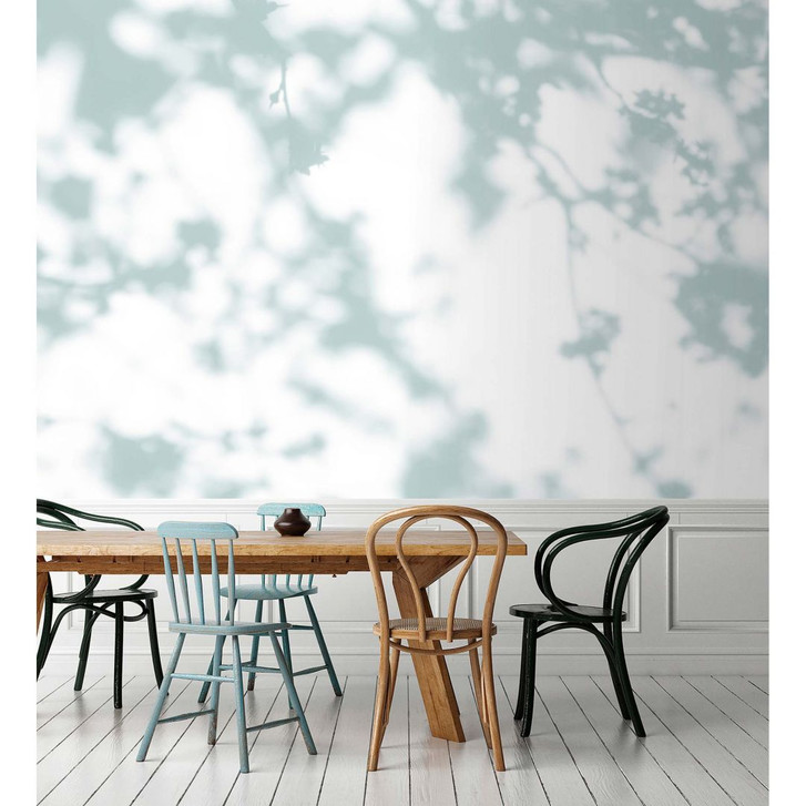 Livingwalls Fototapete Walls by Patel 3 Light Room 2 blau, weiss - WA327955