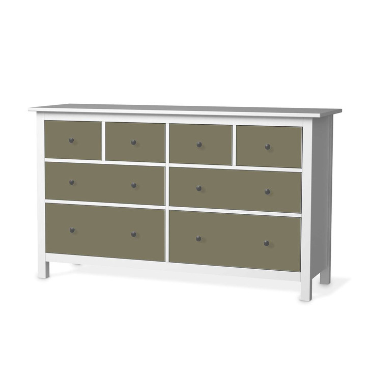 Möbelfolie IKEA Hemnes Kommode 8 Schubladen - Braungrau Light - CR114828