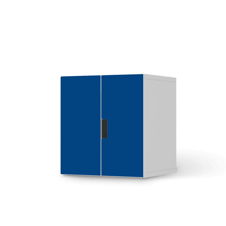Möbelfolie IKEA Stuva / Malad Schrank - 2 kleine Türen - Blau Dark - CR118944