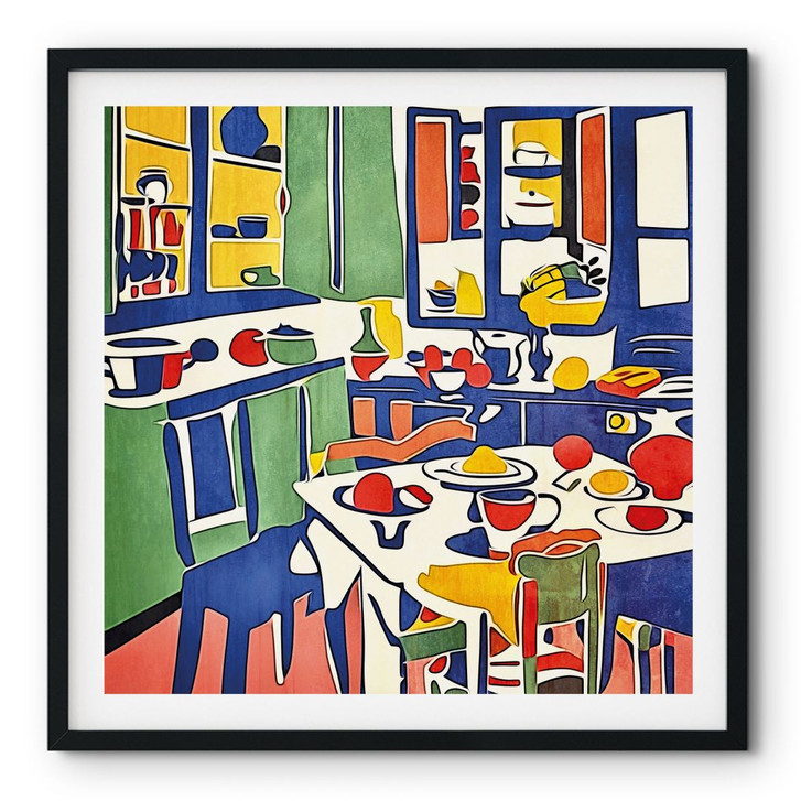Poster In der Küche - Inspiriert von Matisse - Zamart - WA409465