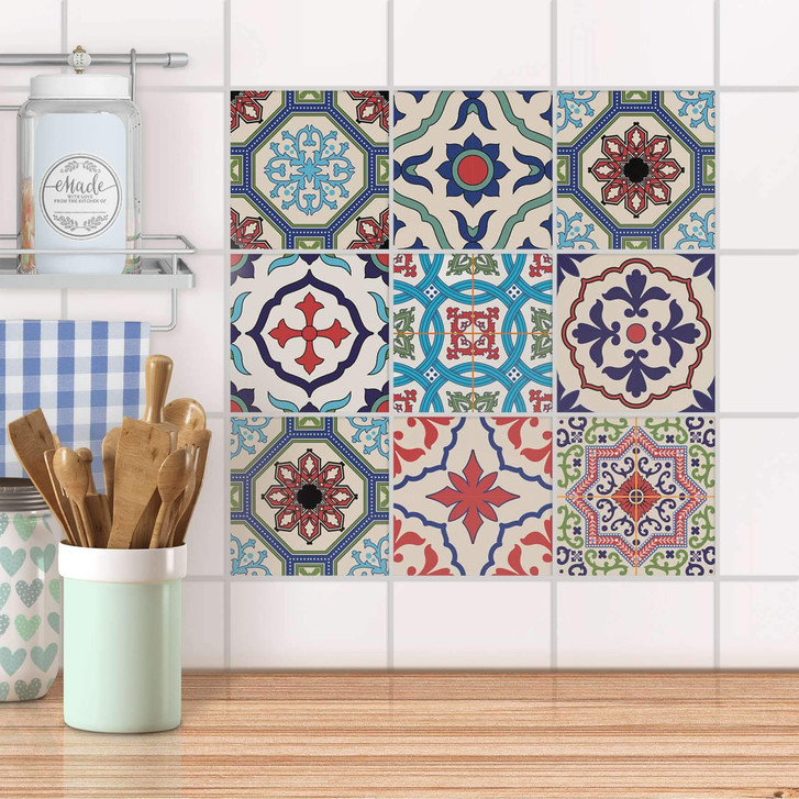 Fliesenaufkleber Set - Bukhara Design - CR101601