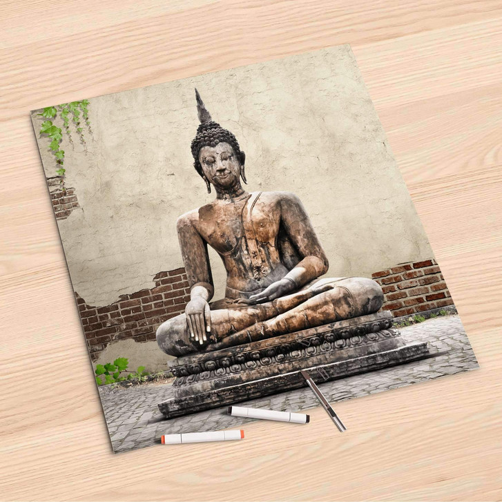 Folienbogen (60x60cm) - Relaxing Buddha - CR107169