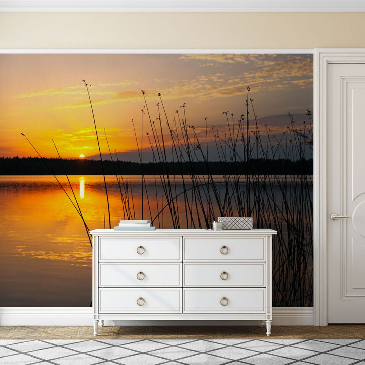 Fototapete Sonnenuntergang am See - WA227574