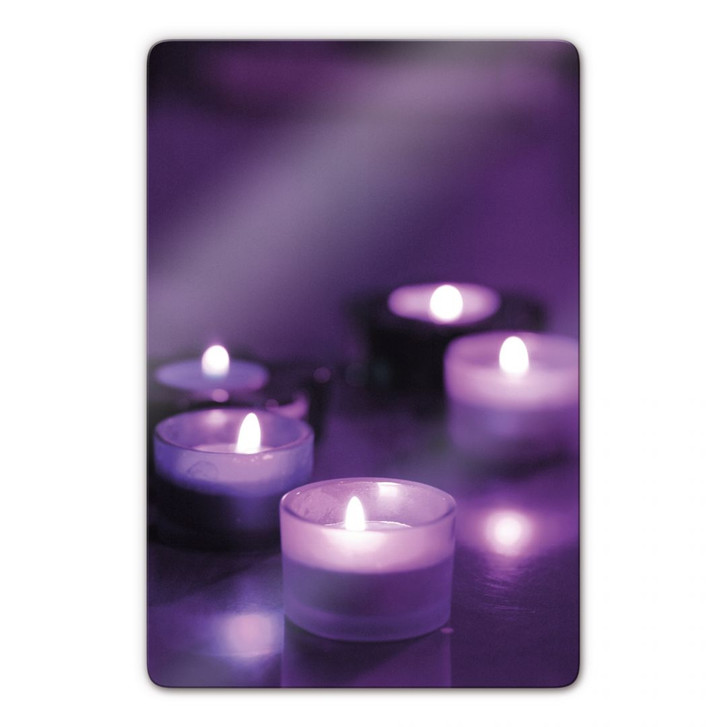 Glasbild Candle Berry - WA121703
