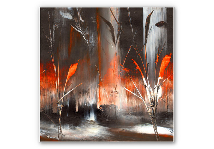 Hartschaumbild Niksic - Feuer und Asche - WA130478