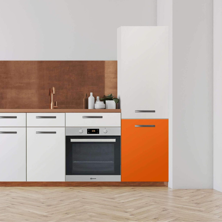 Klebefolie - Hochschrank (60x80cm) - Orange Dark - CR110781
