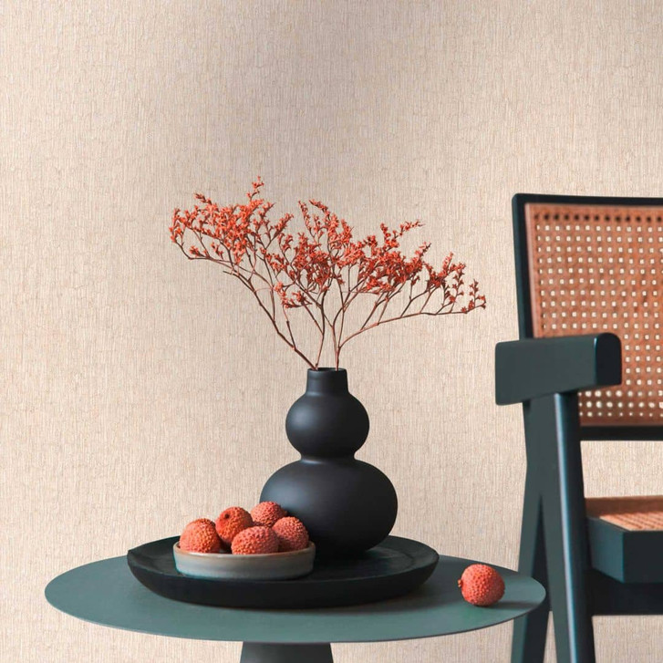 Moderne Design-Tapete Creme - Elegante Vliestapete mit Struktur - WA397025