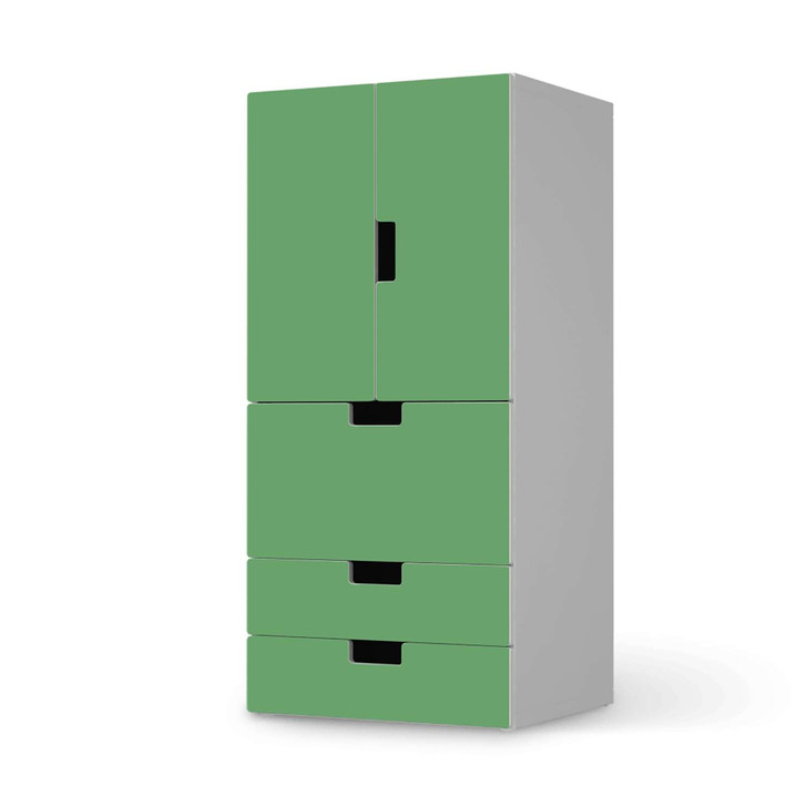 Möbelfolie IKEA Stuva / Malad - 3 Schubladen und 2 kleine Türen - Grün Light - CR117209