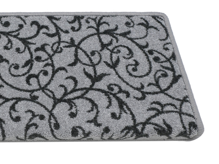 Bijou Home & Office Floral  Stufenmatte Rechteckig Wunschmass in Hellgrau - TS503242