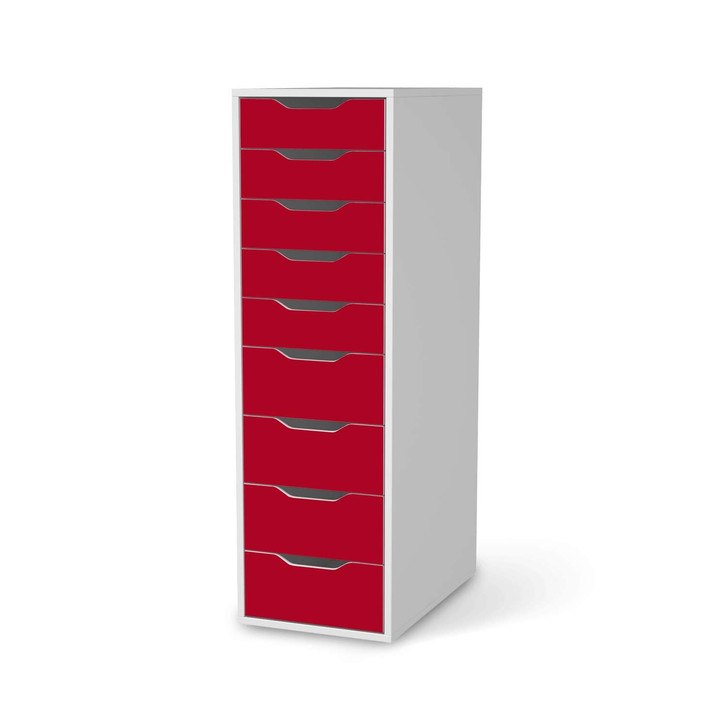 Folie IKEA Alex 9 Schubladen - Rot Dark - CR105293
