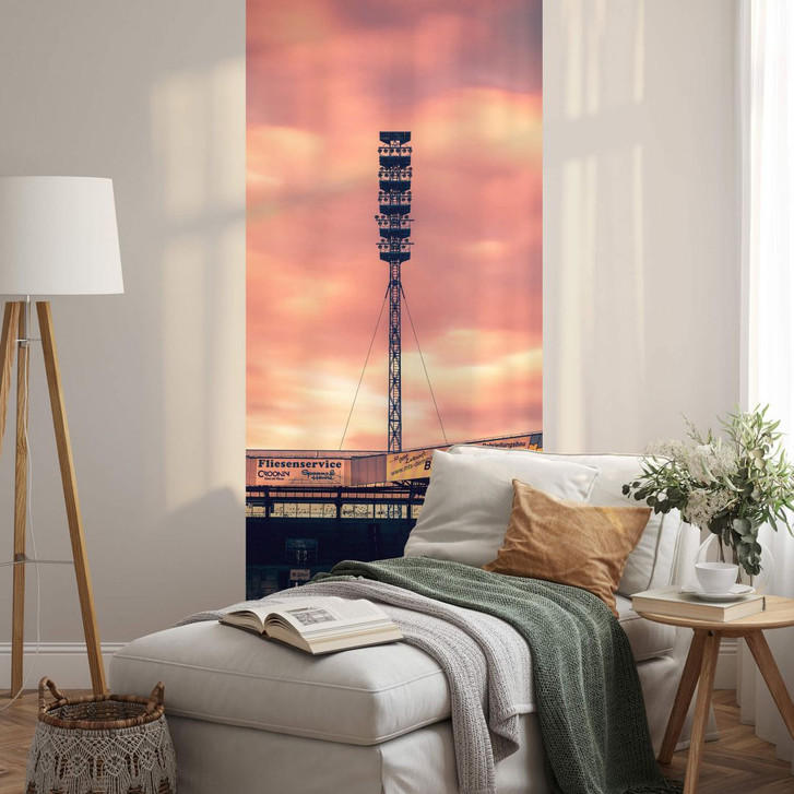 Fototapete FC Hansa Rostock - Flutlichtmast - 144x260cm - WA353229
