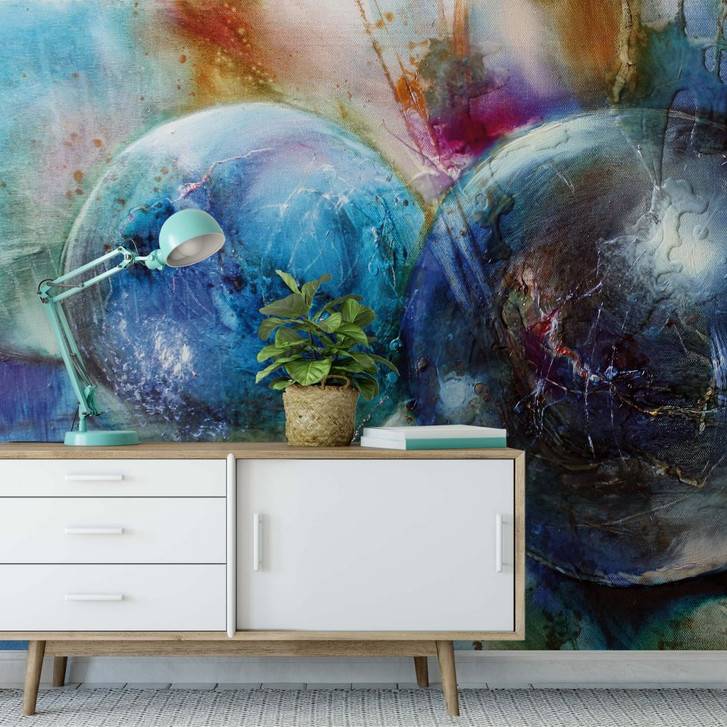 Fototapete Schmucker - Blaue Murmeln - WA227362