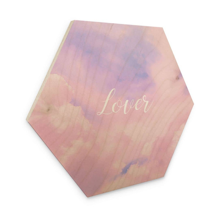 Hexagon-Holzbild Lover - inspiriert von Taylor Swift - WA425438