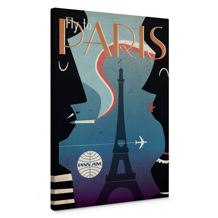 Leinwandbild PAN AM - Fly to Paris - WA372342