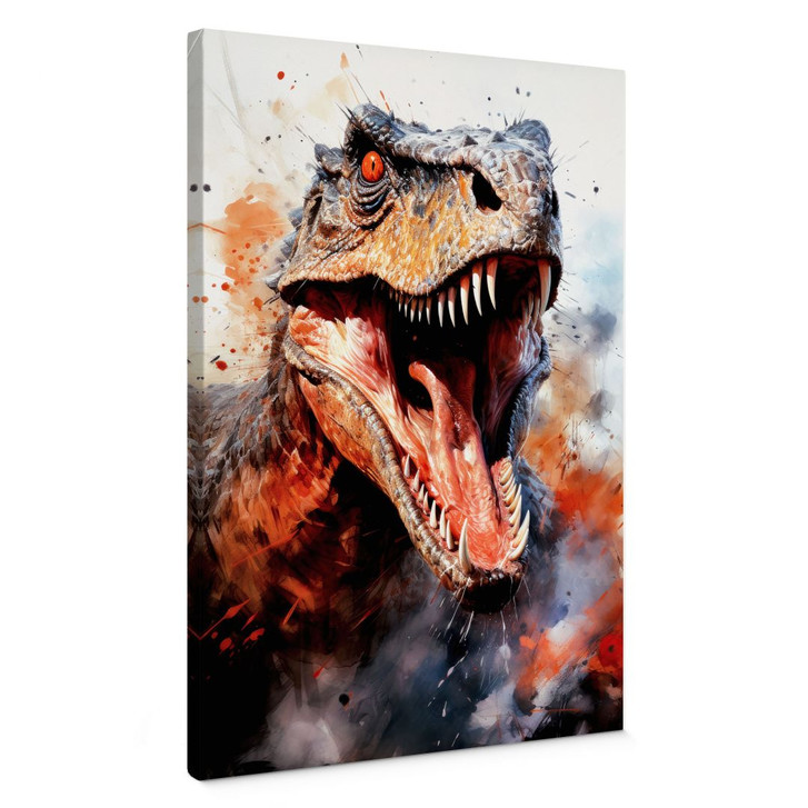 Leinwandbild T-Rex: Das wilde Gesicht der Urzeit - Jaszke - WA434462