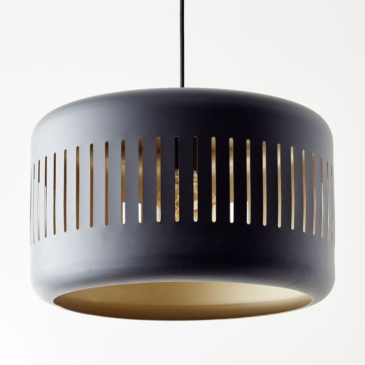 Pendelleuchte Silvio, gold, 120 x 38 cm, Metall Pendellampe, dimmbar - WA438936