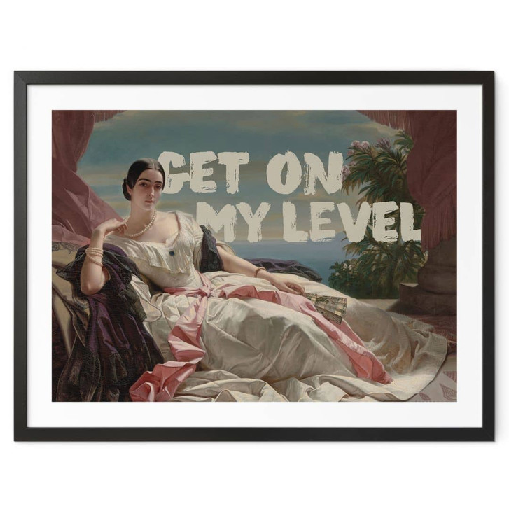 Poster Get on my level - Inspiriert von Winterhalter - Portrait of Leonilla - WA417554