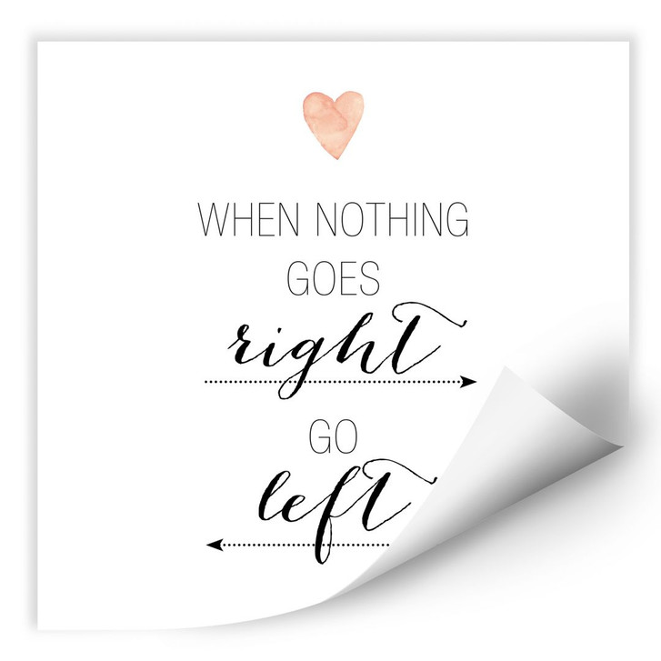 Wallprint Confetti & Cream - When nothing goes right - WA250249