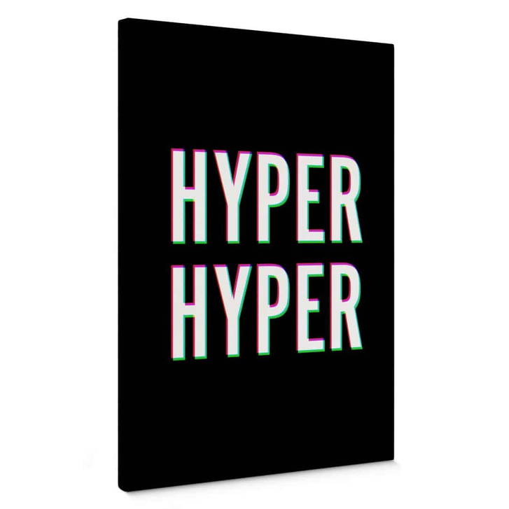 Leinwandbild Hyper Hyper - Glitch Effekt - WA404515