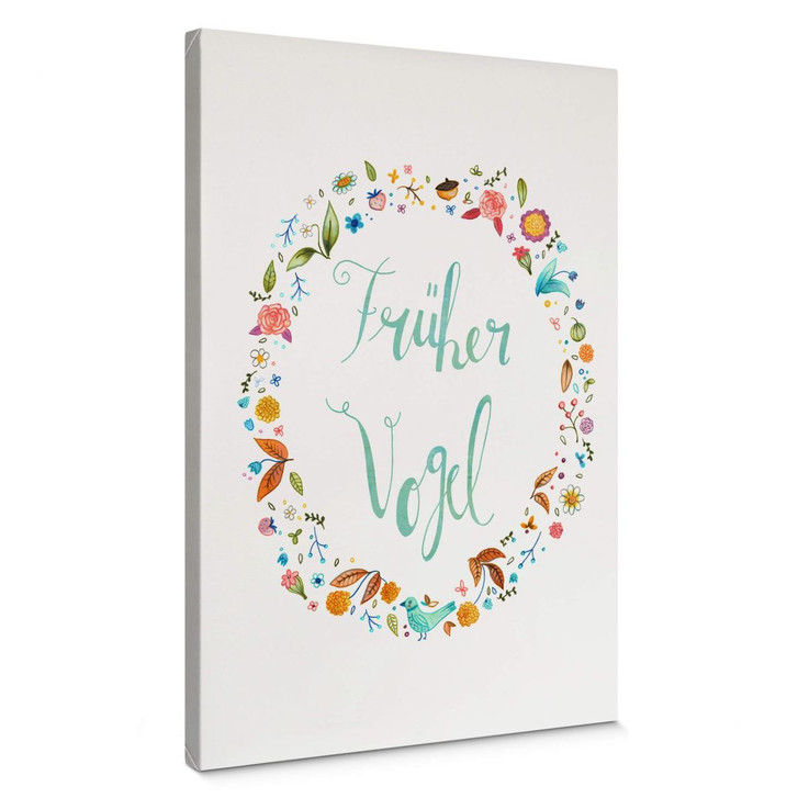 Leinwandbild Loske - Früher Vogel - WA369095