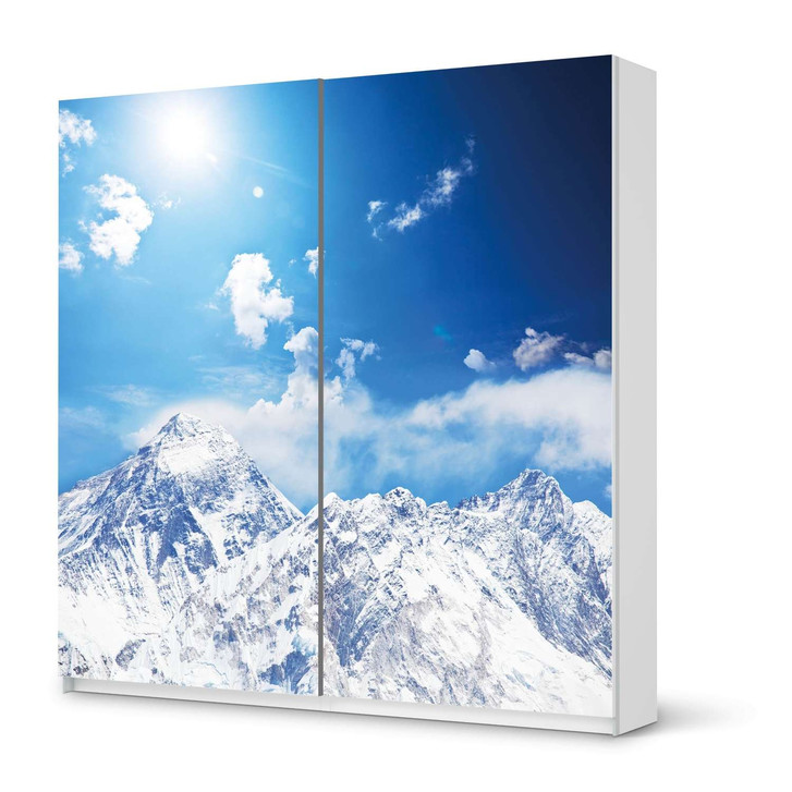 Möbel Klebefolie IKEA Pax Schrank 201cm Höhe - Schiebetür - Everest - CR113852