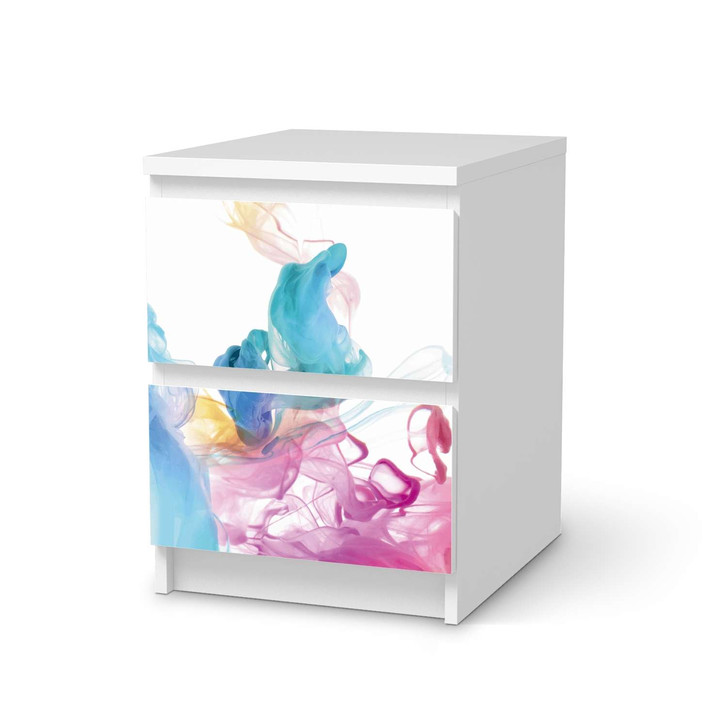 Möbelfolie IKEA Malm Kommode 2 Schubladen - Holi Dust - CR116171