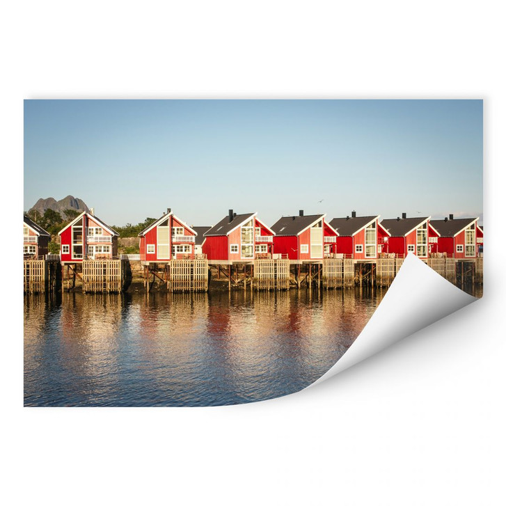 Wallprint Ferienhäuser am Meer - WA183877