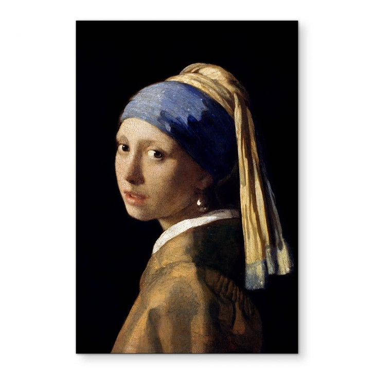 Wandbild Vermeer - Das Mädchen mit dem Perlenohrring - Alu-Dibond - WA423236
