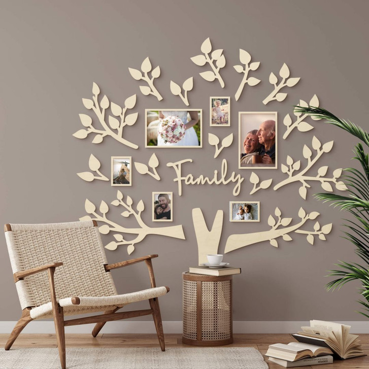 XXL Holz Stammbaum Family - Pappelholz - WA384196