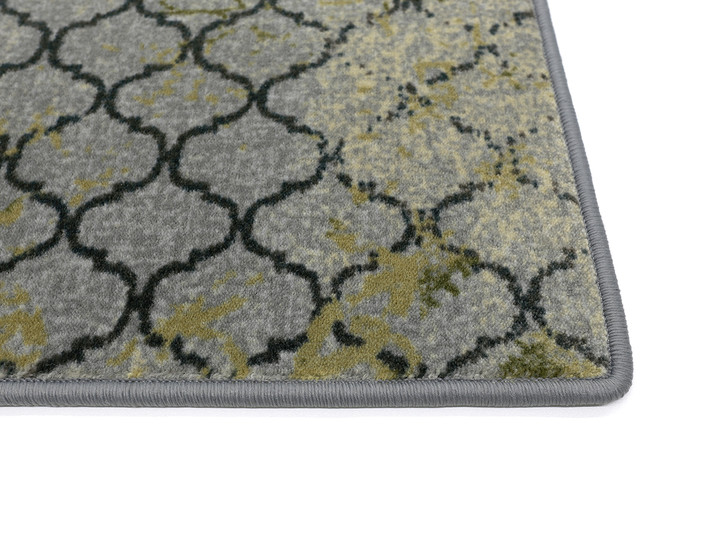 Charm Velours Kettelteppich Rechteck Wunschmass in Green - TS492214