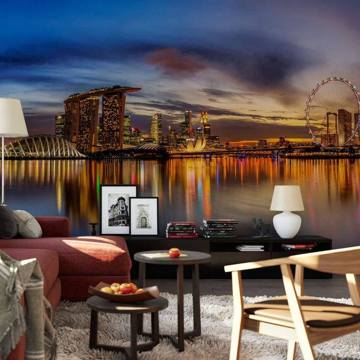 Fototapete Xie - Lights in Singapore - WA227834