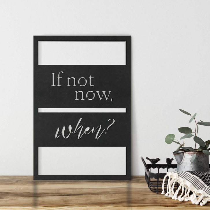 MDF - Holzdeko If not now, when - WA292277