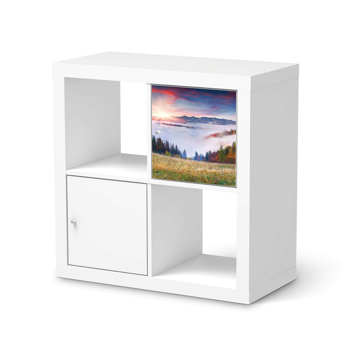 Möbelfolie IKEA Kallax Regal 1 Türe - Herbstwald - CR118300