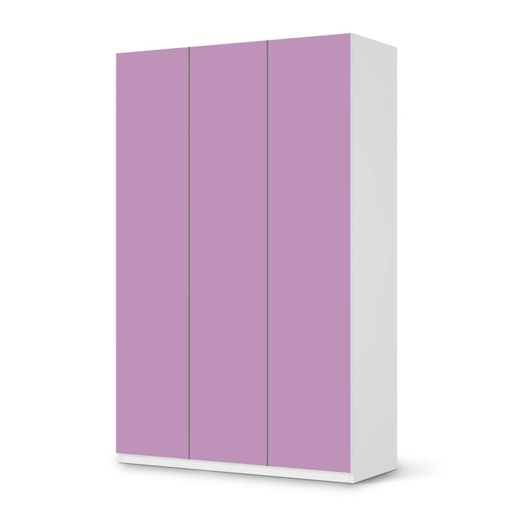 Möbelfolie IKEA Pax Schrank 236cm Höhe - 3 Türen - Flieder Light - CR118582