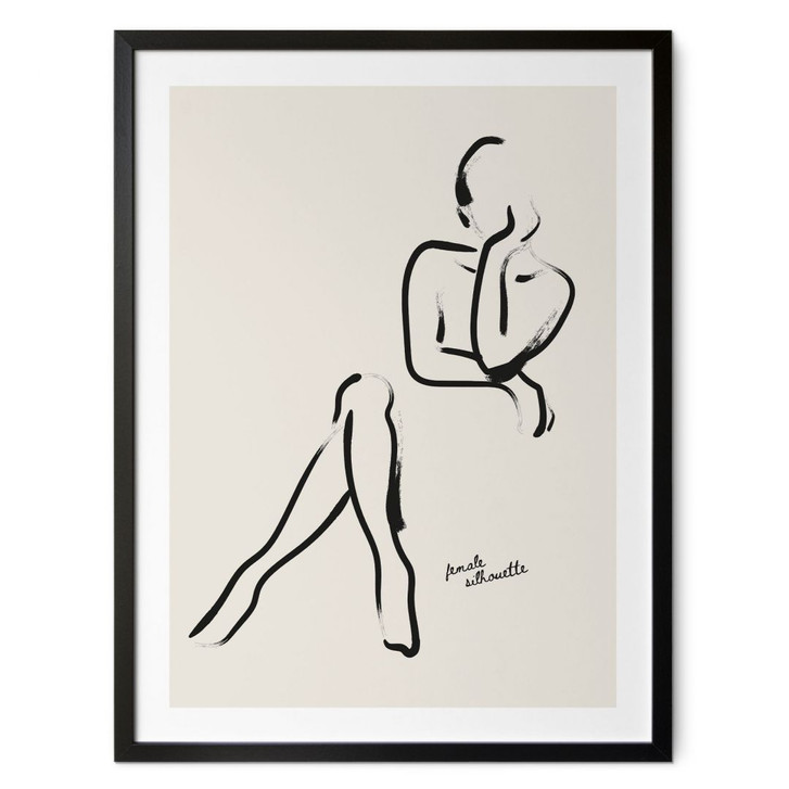 Poster Linien der Weiblichkeit - Treechild - WA483775