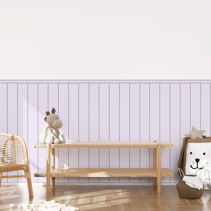 Wandpaneele Wandverkleidung selbstklebend Pastell-Flieder - WA429720