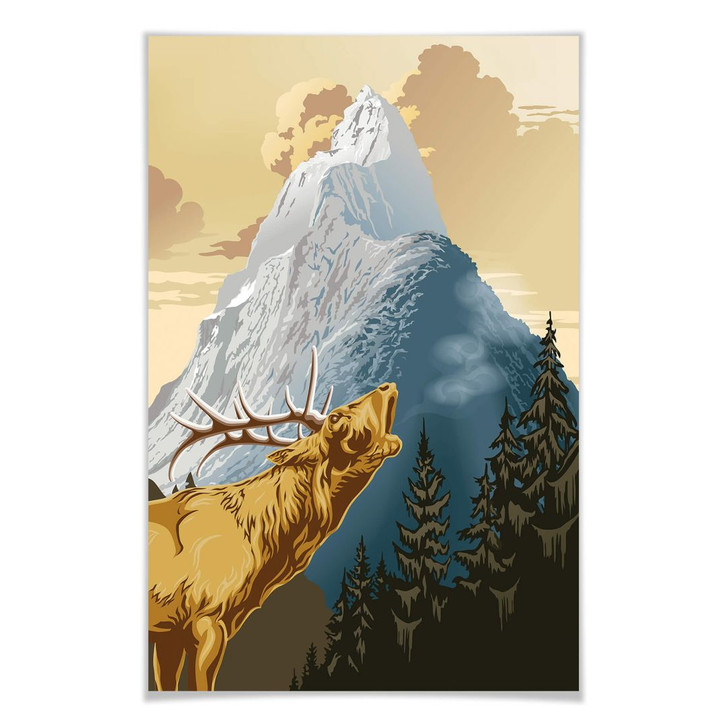 Giant Art® XXL-Poster King of the Mountain - 115x175cm - WA295198