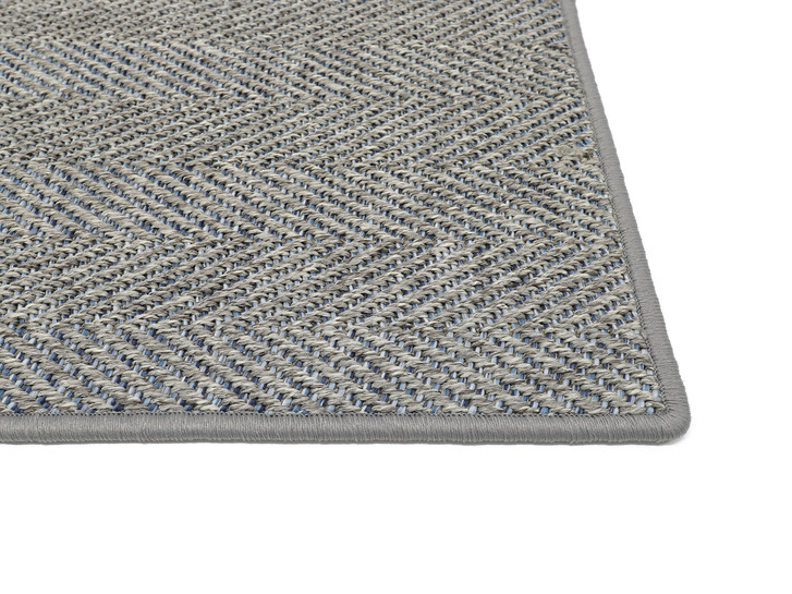 HEVO® Ronja In-& Outdoorteppich nach Mass Rechteck Wunschmass in Ocean - TS550326
