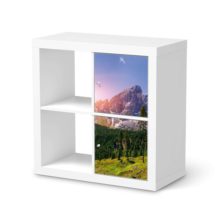 Klebefolie IKEA Expedit Regal 2 Türen (hoch) - Alpenblick - CR109330