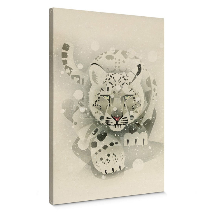 Leinwandbild Braun - Schneeleopard - WA359639