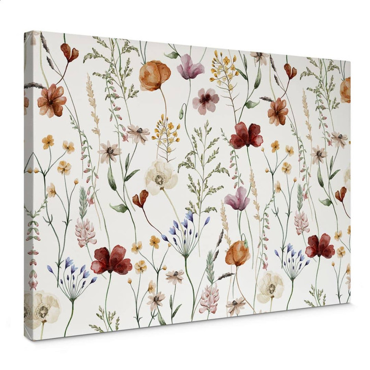Leinwandbild Bunte Wildblumen - UN Designs - WA417247