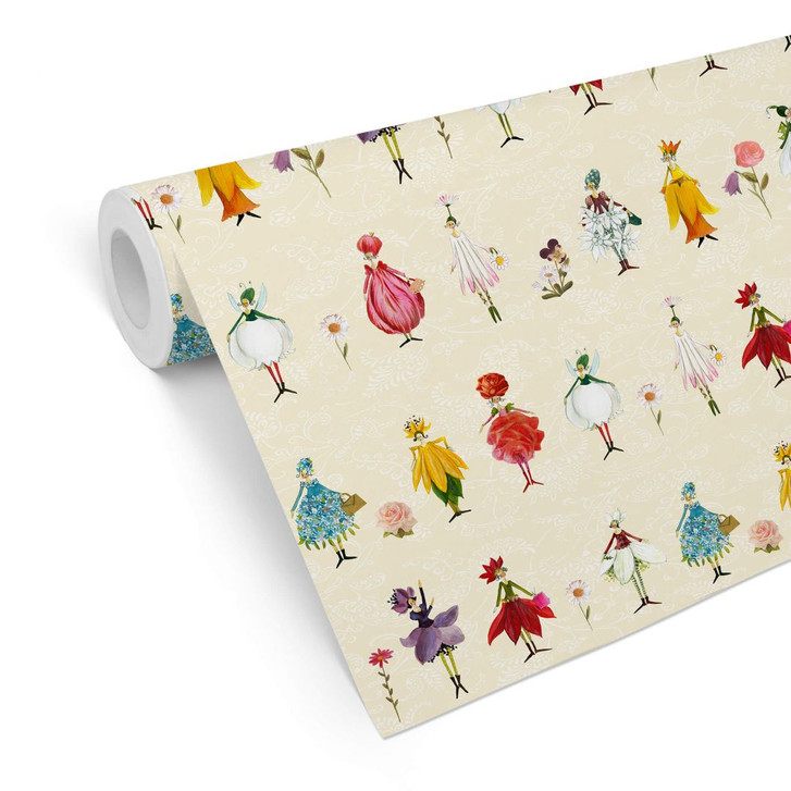 Mustertapete Leffler - Blütenelfen - WA236869