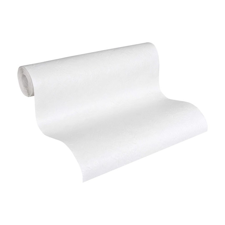 A.S. Création Vliestapete Meistervlies Strukturtapete Uni überstreichbar weiss - WA151690