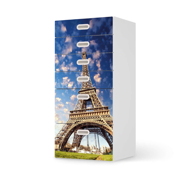 Klebefolie IKEA Stuva / Fritids Kommode - 6 Schubladen - La Tour Eiffel - CR110207