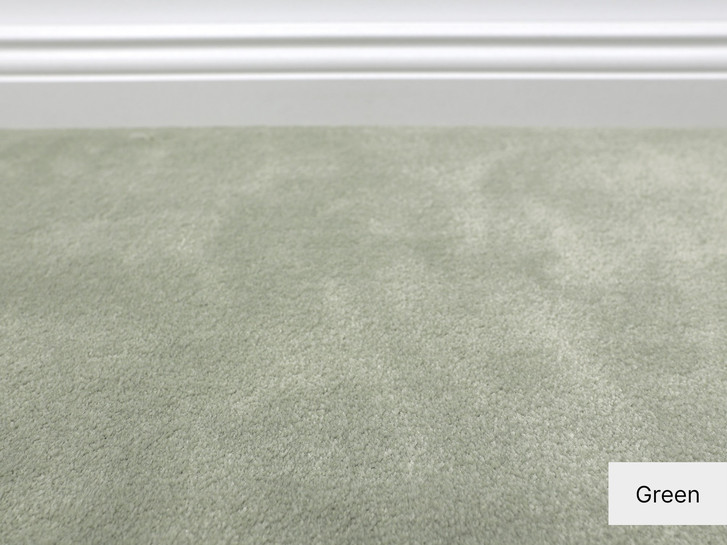 Samantha Velours Teppichboden Meterware in Green - TS497780