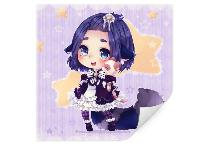 Wallprint La Doll Blanche - Chibi Esther - WA185487