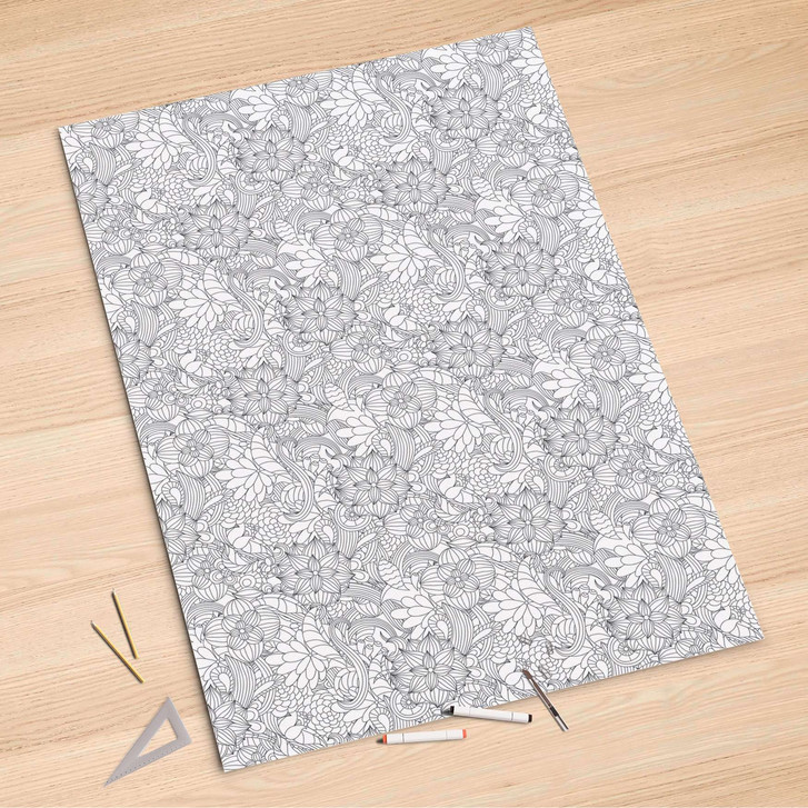 Folienbogen (100x150cm) - Flower Lines 2 - CR106168