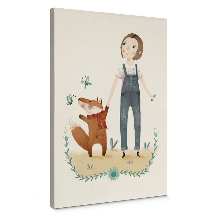 Leinwandbild Loske - Der Spaziergang - WA369032