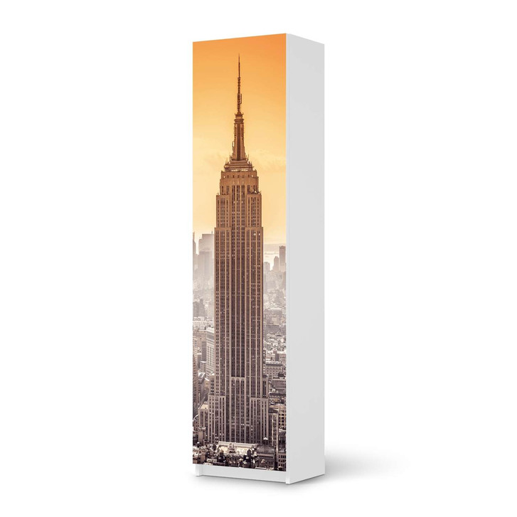 Möbelfolie IKEA Pax Schrank 201cm Höhe - 1 Tür - Empire State Building - CR116711